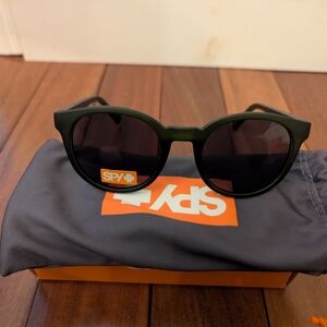 Spy Optic Hi Fi Translucent Olive Frames Smoke Lenses Sunglasses